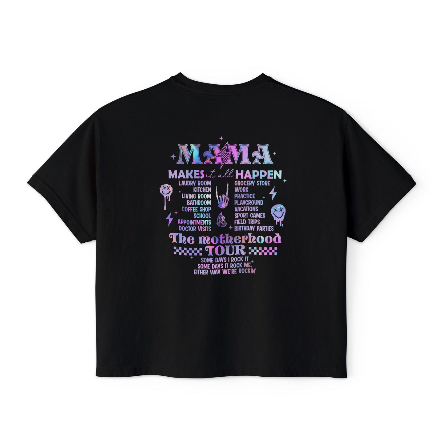 Mama Tour Boxy Tee —  Crop Tee