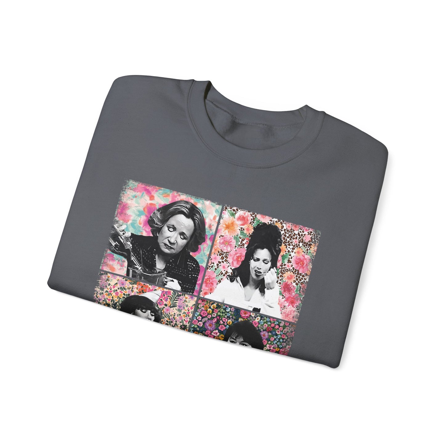 Mom Vibes  - Retro Floral Crewneck
