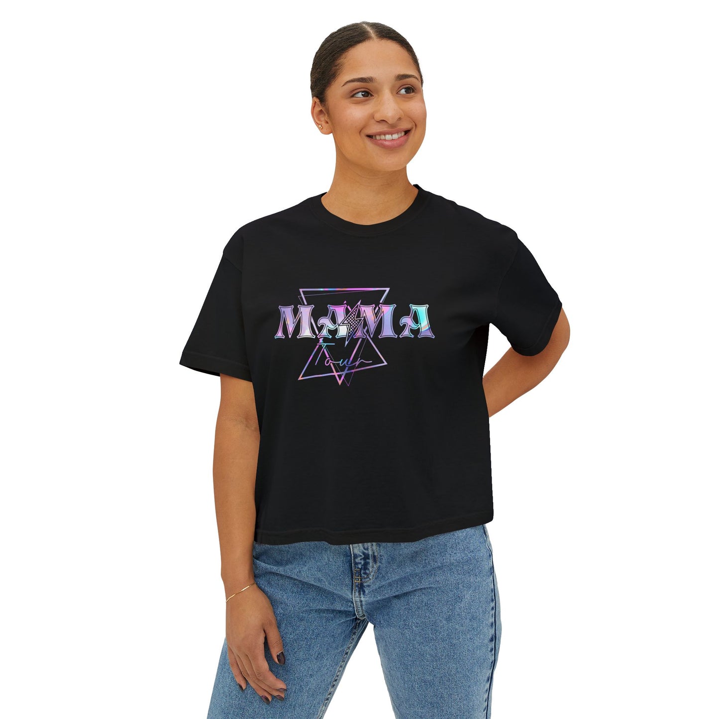 Mama Tour Boxy Tee —  Crop Tee