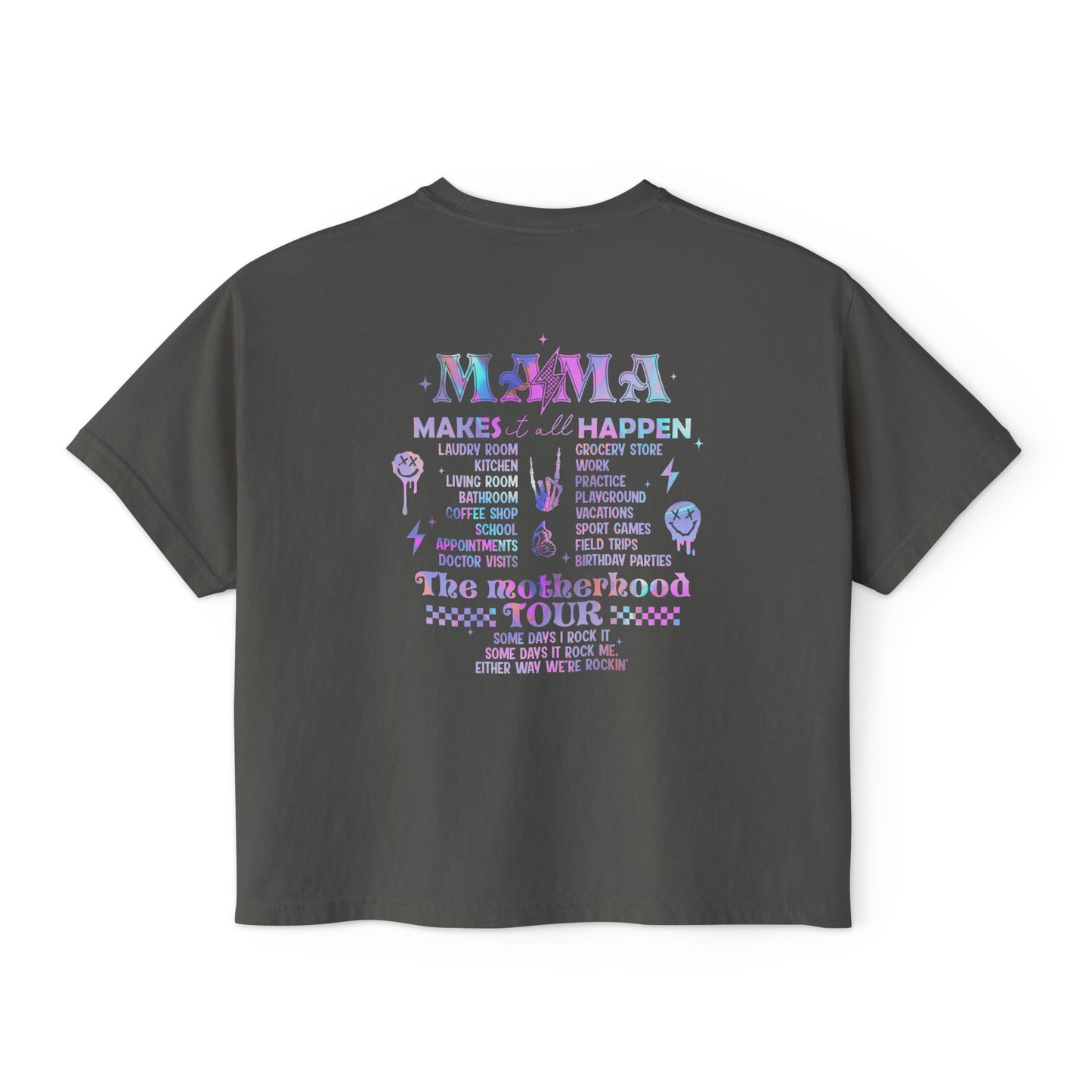 Mama Tour Boxy Tee —  Crop Tee