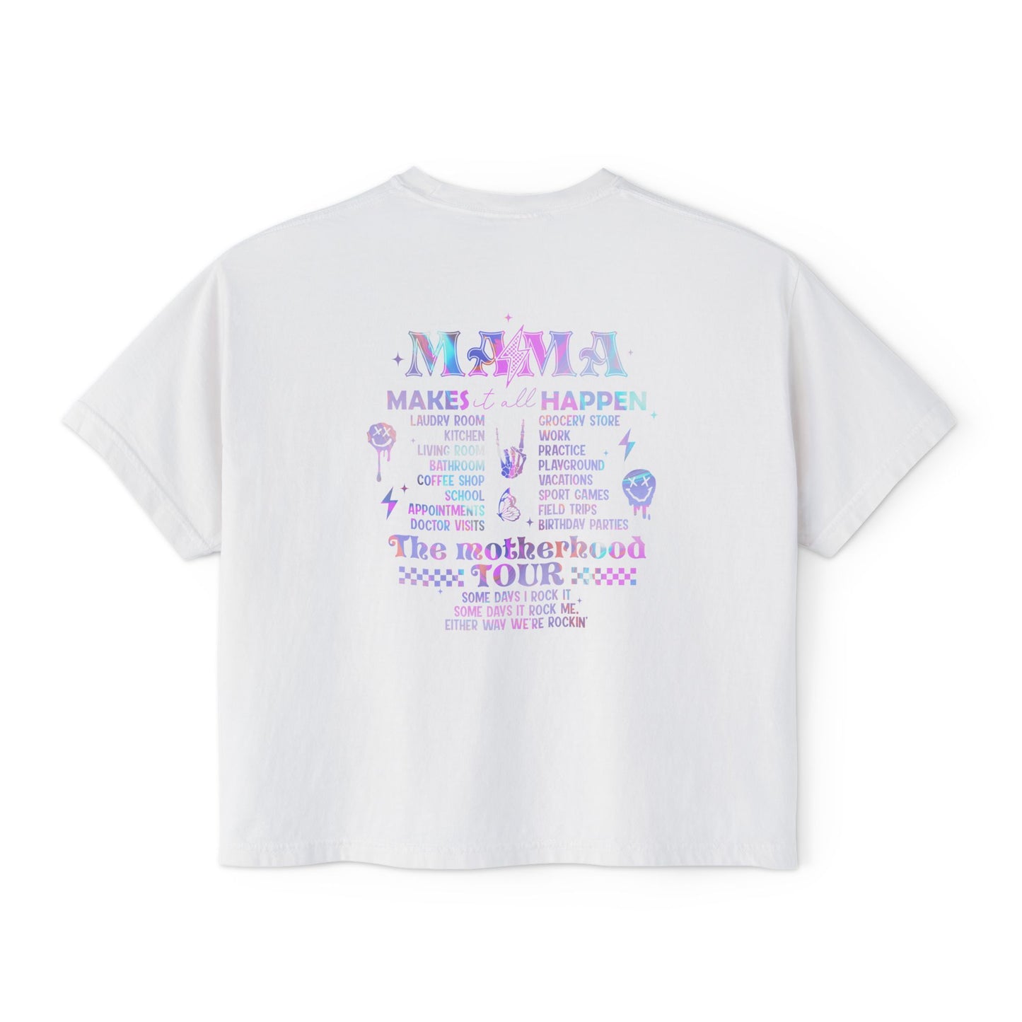 Mama Tour Boxy Tee —  Crop Tee