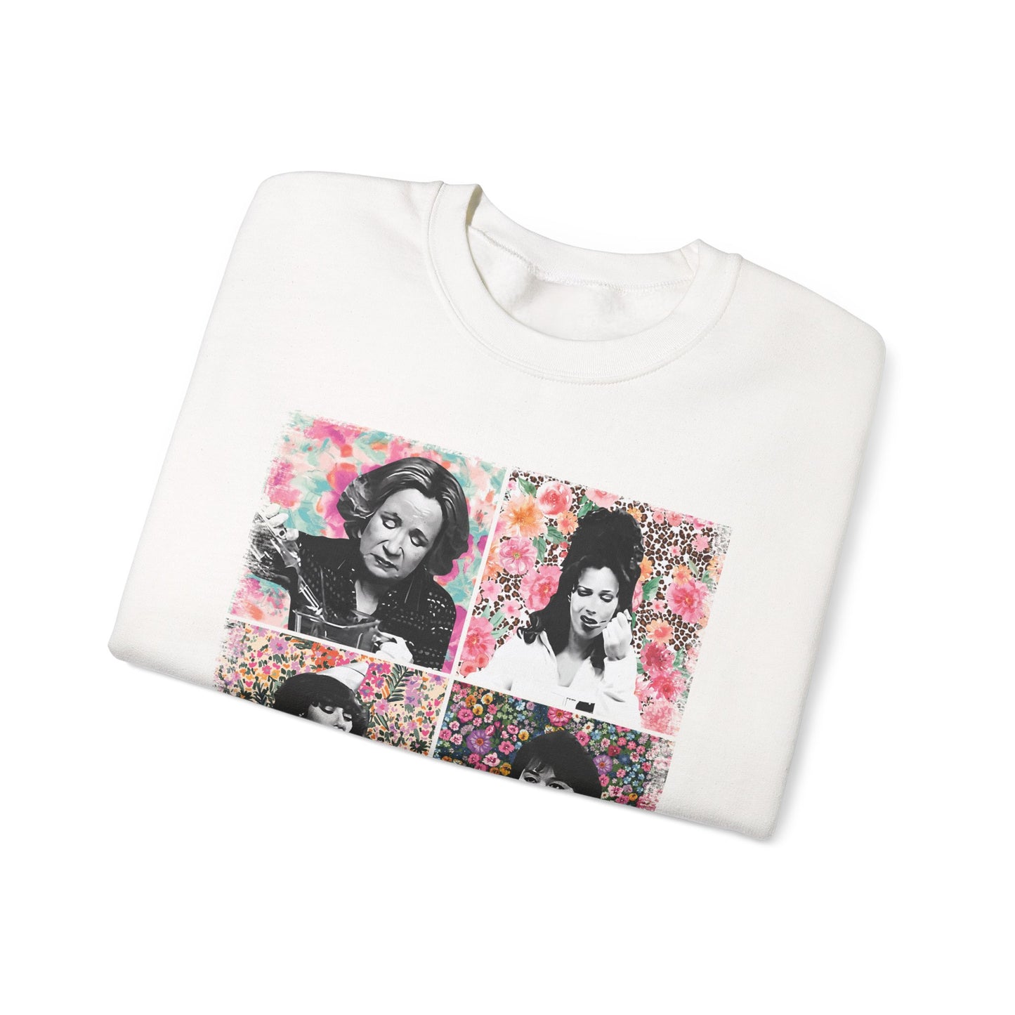 Mom Vibes  - Retro Floral Crewneck