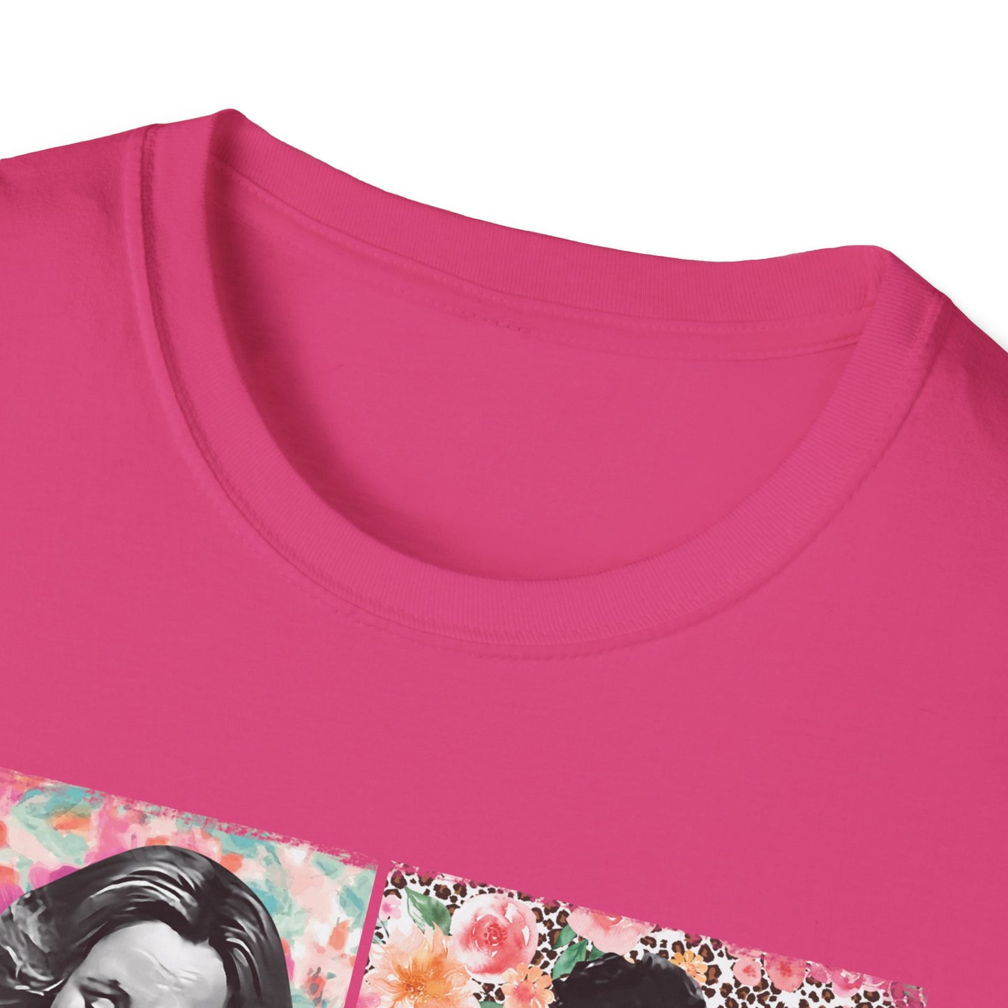 Mom Vibes  - Retro Floral Softstyle Tee