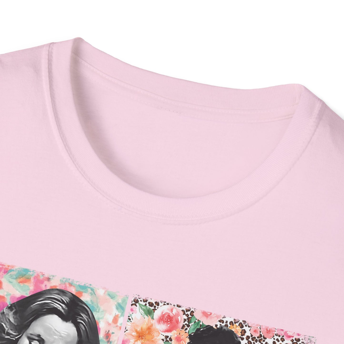 Mom Vibes  - Retro Floral Softstyle Tee