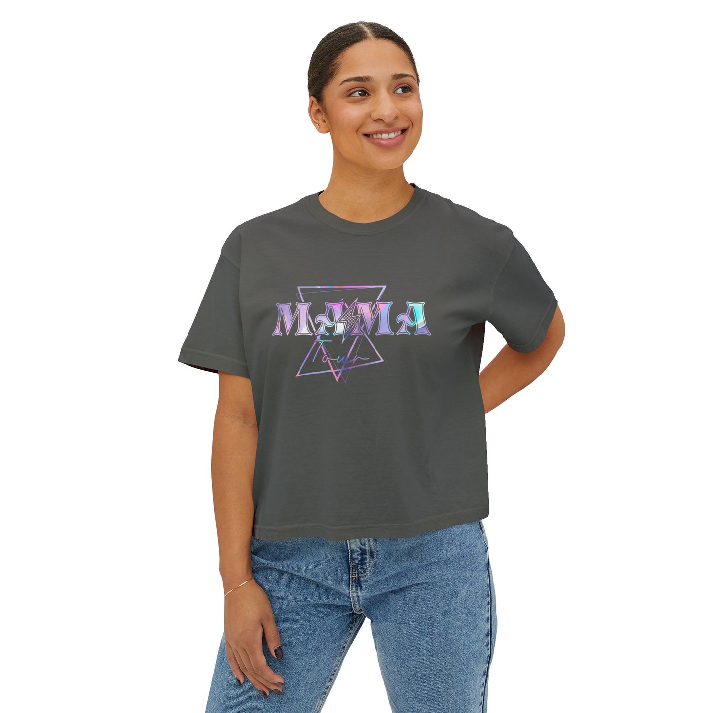 Mama Tour Boxy Tee —  Crop Tee